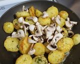 Foto del paso 8 de la receta: Papas fritas a la manteca con champiñones