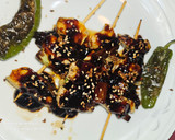 Foto del paso 5 de la receta: Pincho de pollo, con salsa de soja y miel 🍯