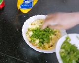 A picture of step 3 of Boil Egg Chicken with Mayo Salad Doll.