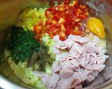 Pas rețetă Ruladă de carne tocată umplută cu piure 2 fotografie
