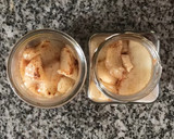 Foto del paso 3 de la receta: Desayuno en frasco de avena, pera asada y arándanos light