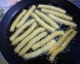 Foto langkah ke 3 dari resep Churros with Chocolate Vla🍫.
