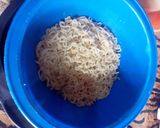 A picture of step 2 of Waffle Noodles.