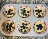 A picture of step 3 of Blueberry Muffins with Crumb Topping.