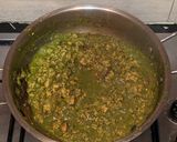 A picture of step 8 of Chicken Keema Pav.