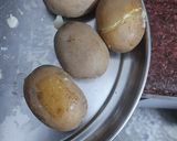 A picture of step 1 of Aloo cutlets.