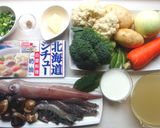 【北海道白醬湯】海鮮白醬牛奶鍋的食譜步驟1照片