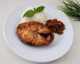Foto langkah ke 4 dari resep Ikan tenggiri goreng sambal kemangi, sedaaap.