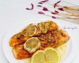 Foto langkah ke 5 dari resep Grilled Salmon saus lemon butter.