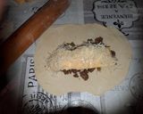 Une image de l'étape 4 de Gözleme (crêpe turc farcie).