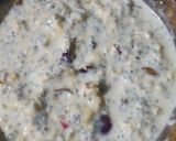 A picture of step 2 of Banana Dates Overnight Oats.