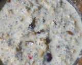 A picture of step 2 of Banana Dates Overnight Oats.
