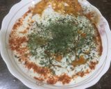 A picture of step 4 of Papadi Chaa.