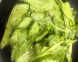 A picture of step 1 of Cream of Spinach Soup.