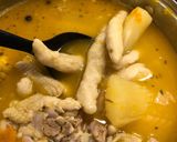 A picture of step 5 of Jamaican chicken soup.