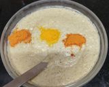 A picture of step 3 of Black eyed beans chilla.