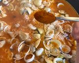 A picture of step 8 of Seafood Paella 🥘.