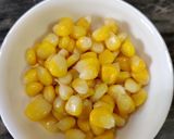 A picture of step 5 of Corn fried rice.