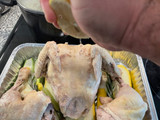 Pollo al horno con limón amarillo