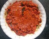 A picture of step 5 of Ripened red chillies chutney.