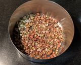 A picture of step 3 of Sprouted Bhel.