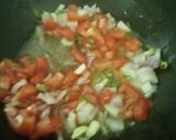 A picture of step 2 of One pot macroni with chicken shami kababs.