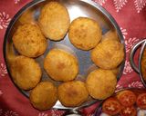 A picture of step 11 of Stuffed bati.