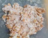 A picture of step 4 of Gluten-free Peach Crumble.