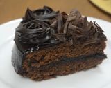 A picture of step 5 of ChocoTruffle  Cake🍰.