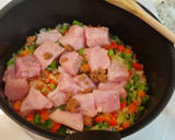 Foto del paso 3 de la receta: Guiso de pollo con berenjena, calabacín y pimientos