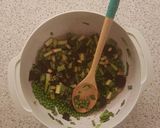 A picture of step 3 of Pea and Ham Salad.