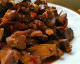 Foto langkah ke 7 dari resep Asam, pedas, manis Hati ampela Ayam.
