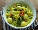 Foto langkah ke 4 dari resep Kembang Kol Kuah Kari.