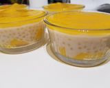 Une image de l'étape 10 de Dessert lait de coco, mangue, perles du Japon (= perles tapioca).