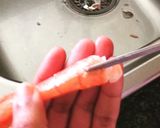 A picture of step 1 of Prawns Curry.