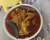 A picture of step 6 of Kolhapuri Mutton.
