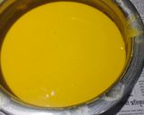 A picture of step 2 of Mirchi bhajji.