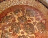 A picture of step 8 of Palak kofta curry.