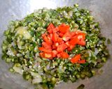 A picture of step 4 of Raw mango pachadi.