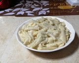 Foto del paso 3 de la receta: Pasta con crema y doble queso