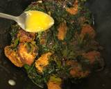 Spinach Stir Fry with Fish Egg Fritters recipe step 5 photo