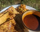 A picture of step 4 of Puran Poli Katachi Aamati.