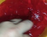 A picture of step 2 of Roohafza sharbat.