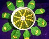 A picture of step 5 of Corn Palak Curry.