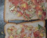 A picture of step 2 of Vegetable chees mayo sandwich.