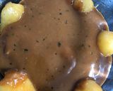 Pas rețetă Budincă de griș cu caramel sărat și fructe caramelizate 🥰 15 fotografie