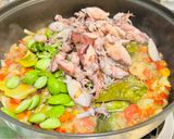 Foto langkah ke 5 dari resep Cumi asin oseng pete pedas.