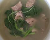 Foto langkah ke 4 dari resep Sup bayam hati ayam.