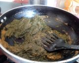 A picture of step 7 of Sarso ka saag.