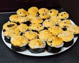 Foto langkah ke 10 dari resep Sushi Mentai Teriyaki.